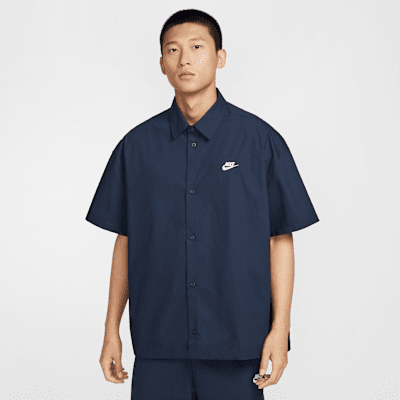 NIKE　ナイキ　ボタンシャツ　半袖シャツ　ショートスリーブ　ナイキクラブ Nike Club Men's Short-Sleeve Button-Down Shirt. Nike JP